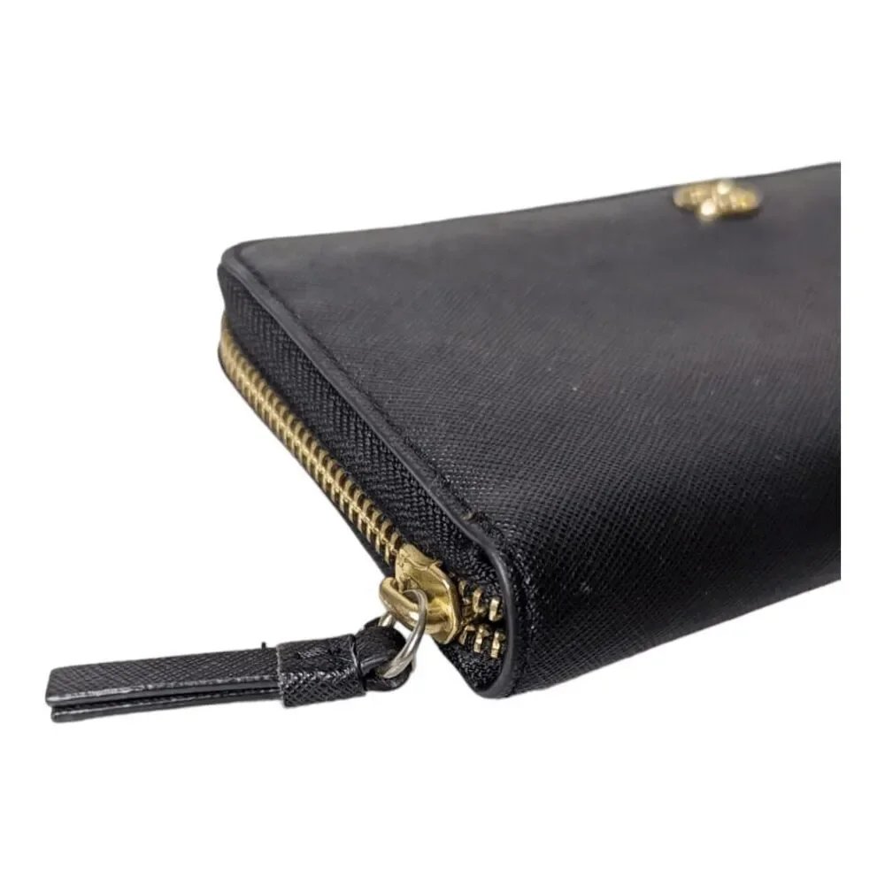 TORY BURCH Robinson Zip Around Saffiano Leather Wallet
